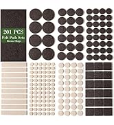 Fursafe&amp;Q Felt Furniture Pads, Furniture Felt Pads for Hardwood Floors -Self Adhesive Chair Leg F...