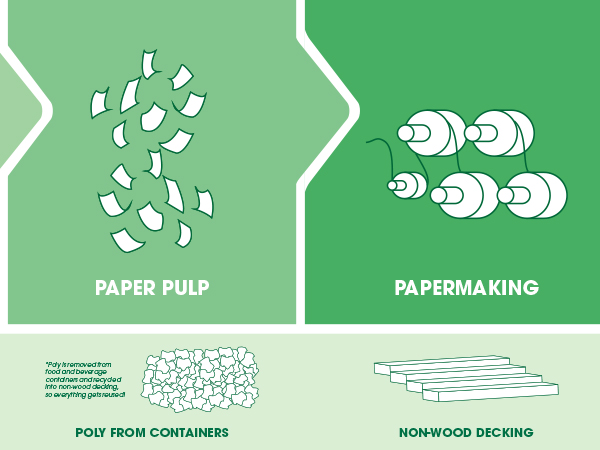 PrintWorks 100% Recycled Multipurpose Printer Paper Lifecycle