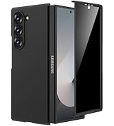 Maxdara for Z Fold 6 Case with Privacy Screen Protector, Galaxy Z Fold 6 Slim Thin Case Support W...