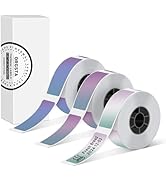 ORGSTA Label Maker Tape, Standard Laminated Thermal Label Tape Replacement, 0.47"x1.57" (12x40mm)...