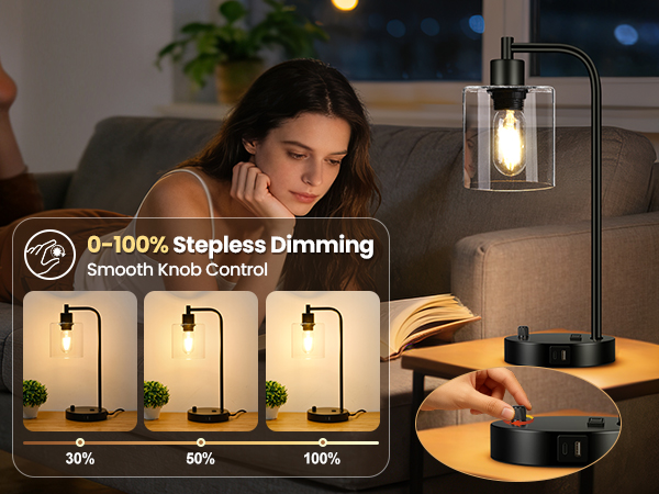 stepless dimming lamp