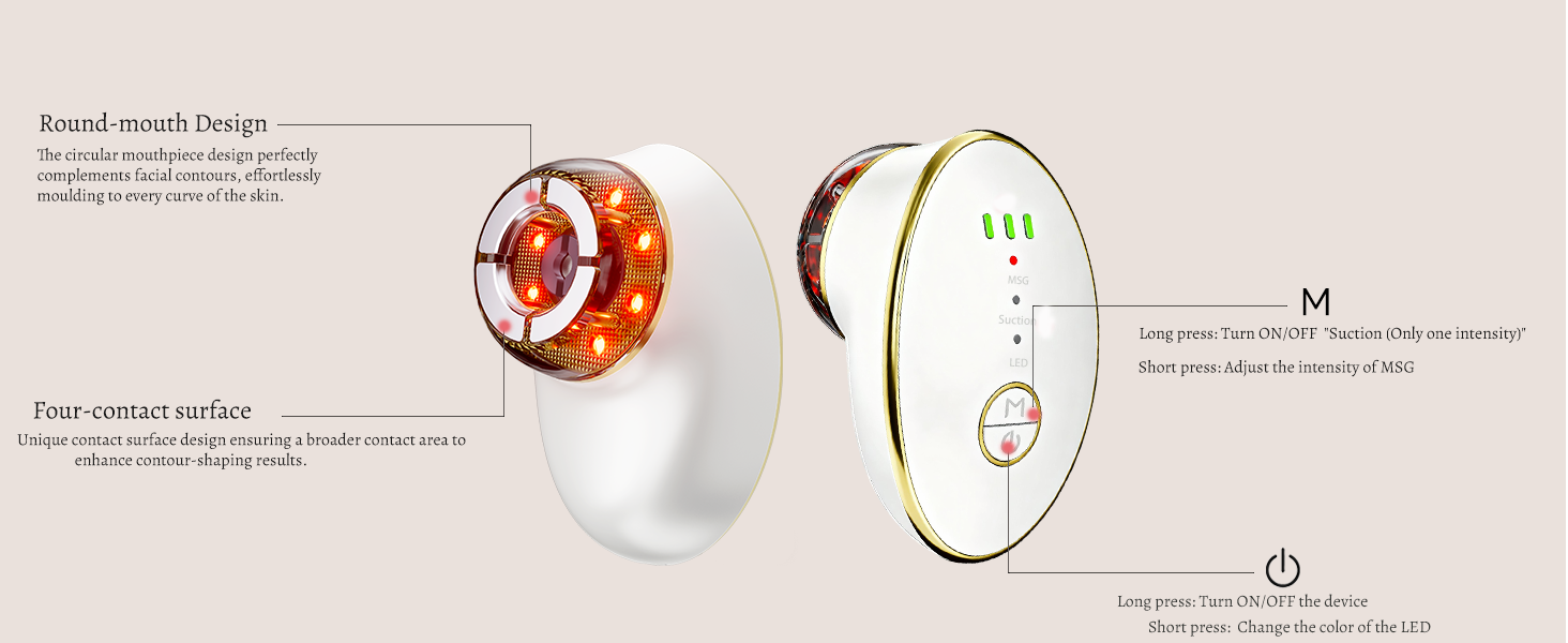 tmj relief jaw aeki double chin reducer facial cupping lymphatic contour face brush