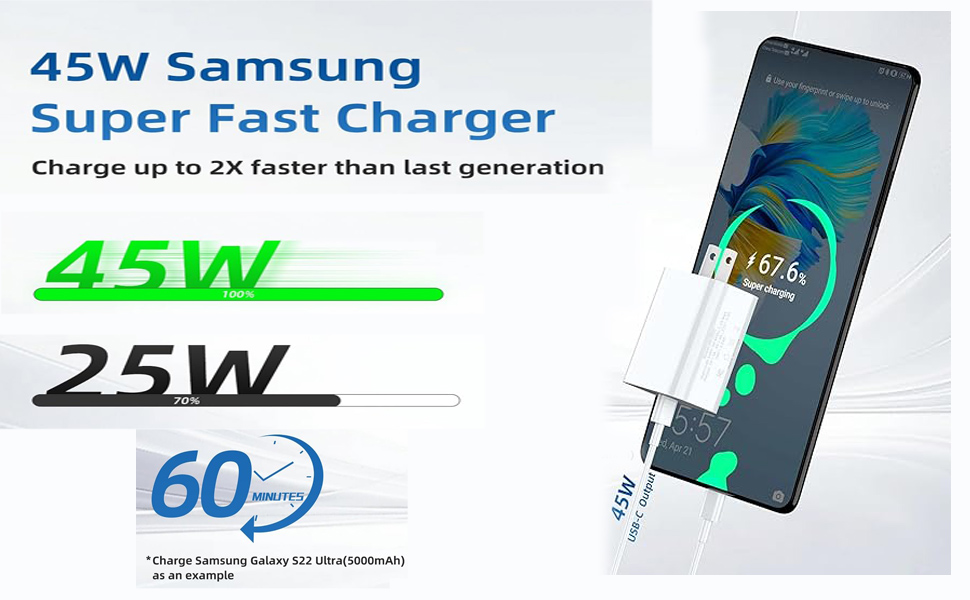  2p pd45W Charging-White