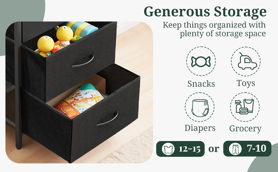 Dresser with Generous Storage