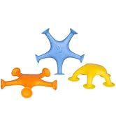 Ubbi Starfish Stretch and Suction Bath Toys, Baby Bath Accessory, Water Toys for Toddler Bath Tim...