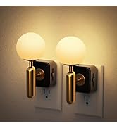 JandCase Night Light Plug in, Night Lights Plug into Wall, 3000K Soft Light LED NightLights, 0-10...