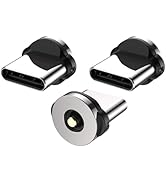 Aripps 1Pin USB C Magnetic Adapter [3-Pack], Charging Cable Tips for USB C Devices, Magnetic Type...