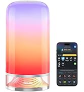Govee RGBIC Smart Table Lamp 2, Touch Bedside Small Table Lamp Work with Matter, Alexa, LED Desk ...