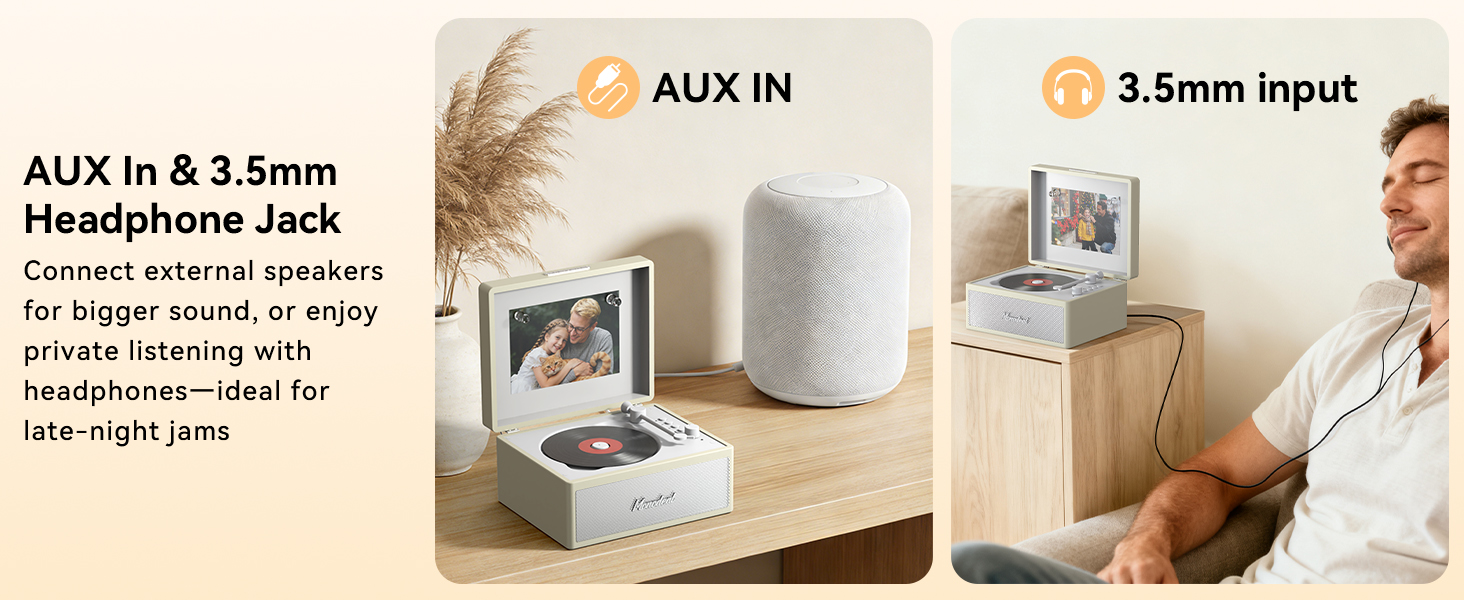 MONODEAL CD Player Portable vintage cd player