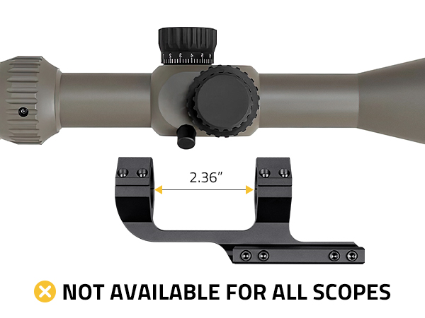 cantilever scope mount 1 inch