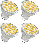 3W MR11 LED Flood Light Bulbs, GU4 Bi-Pin Base, 180°Beam Angle, 12V 20W Halogen Bulbs Equivalent,...