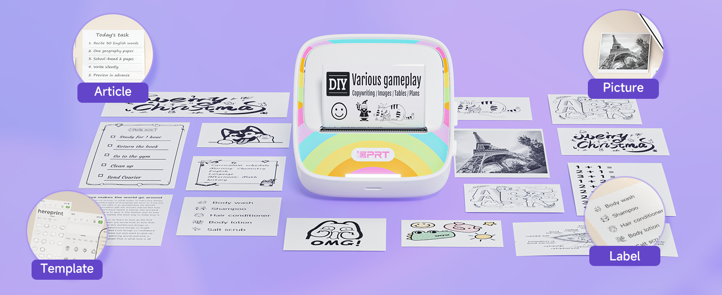 mini sticker machine