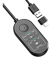 STARSIKI 3-Button Mouse Jiggler with Timer, Undetectable Mouse Mover, USB/USB C Mice Juggler with...