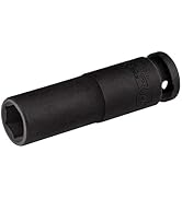 Jetech 3/8 Inch Drive 7/16 Inch Deep Impact Socket, Made with Heat-Treated Chrome Molybdenum Allo...
