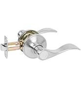 HOSOM Interior Door Levers, Passage Door Handles, No Locking Doors Handle Set for Hallway Closet,...