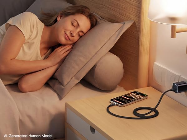 usb c to c fast charging cable tangle free