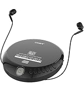 Coby Portable Compact Anti-Skip CD Player – Lightweight & Shockproof Music Disc Player w/ Pro-Qua...