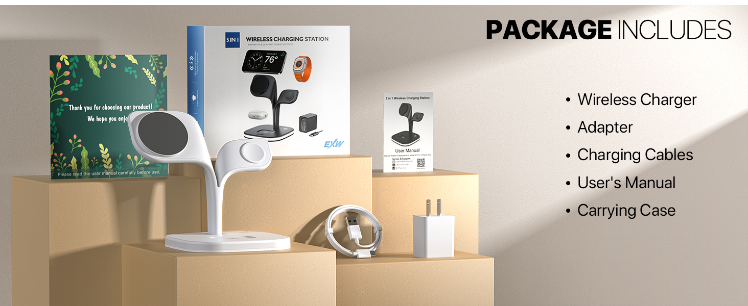 magsafe phone and watch charger