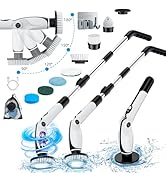 Electric Spin Scrubber, IPX7 Bathroom Cleaner Brush, Cordless Shower Scrubber with Adjustable Han...