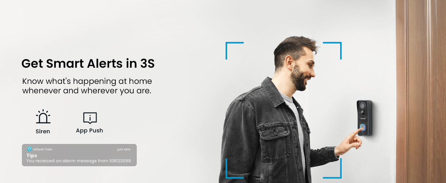 The intelligent motion detection function can immediately alert and notify via message within 3s.