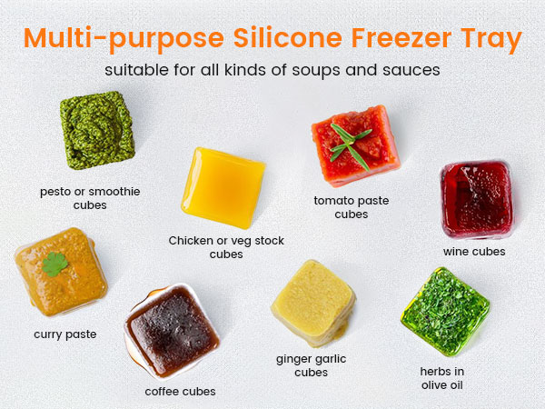silicone freezer tray