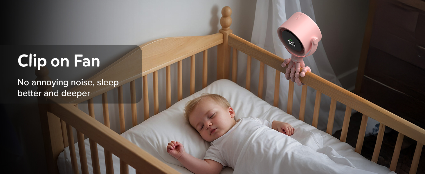 bladeless stroller fan for baby