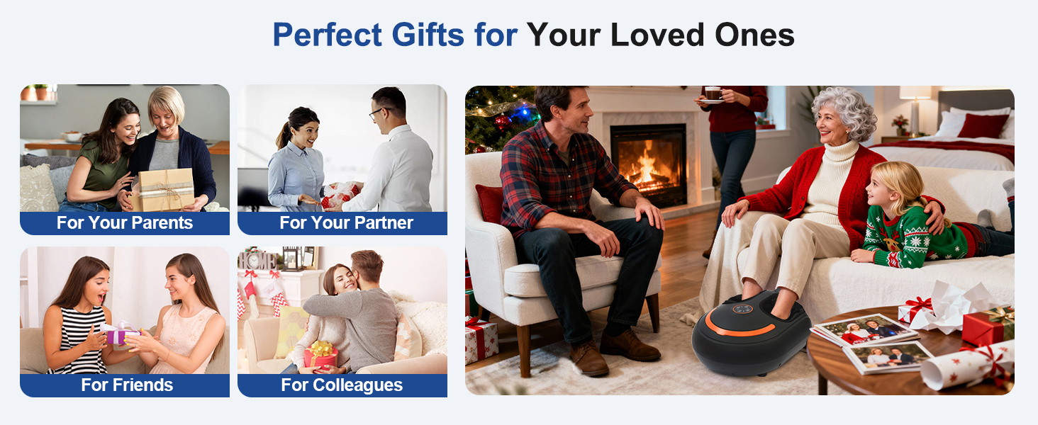 Shiatsu Foot Massager, Electric Feet Massage Machine, Kneading Relief for Plantar Fasciitis