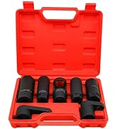 7PCS Oxygen Sensor Socket 22mm (7/8 in), 27mm, 29mm fits All Vehicle O2 Removal and Installation ...