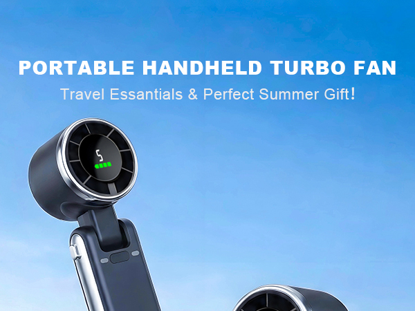 portable handheld turbo fan