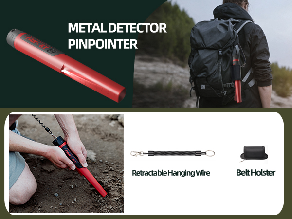 portable pinpointer metal detector