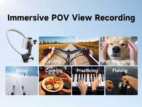 Immersive POV View Recording, Empower Your Mobile Filmmaking