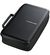 SANWA 104 Capacity CD Case, Large CD Sleeves, Portable DVD VCD Storage Box, Portable Zipper Bag, ...