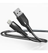 Bawanfa Chew Proof Lightning Cable 6.6FT MFi Certified, Metal Braided iPhone Charger 2.4A Fast Ch...
