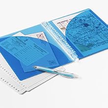 Kokuyo Campus Slide Binder, Adapt Slim, Double Pockets, A4