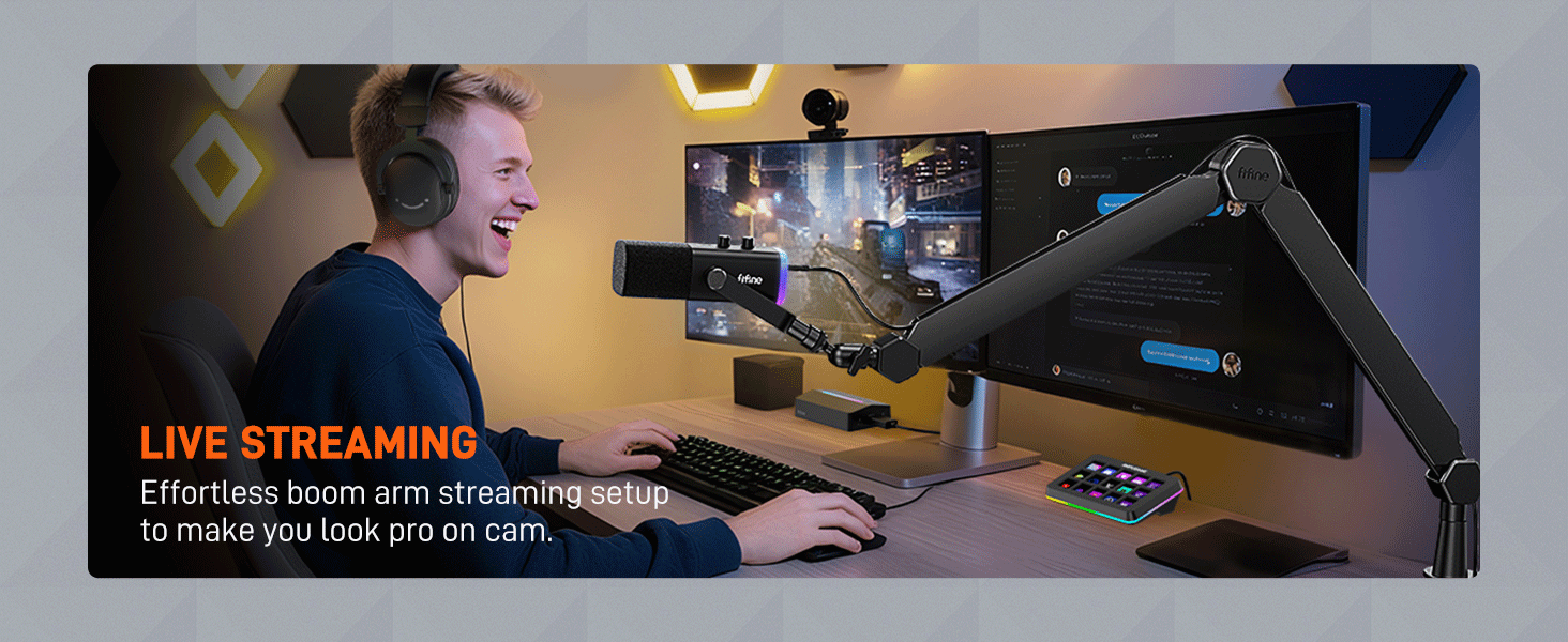 microphone boom arm for streaming