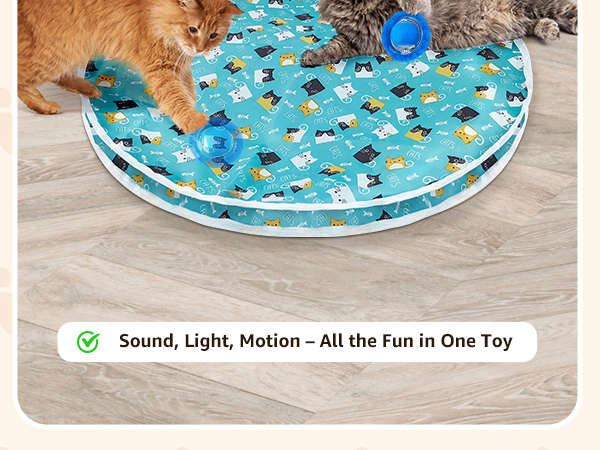 calming soothing enriching stimulating huntable trackable rollable unpredictable challenging
