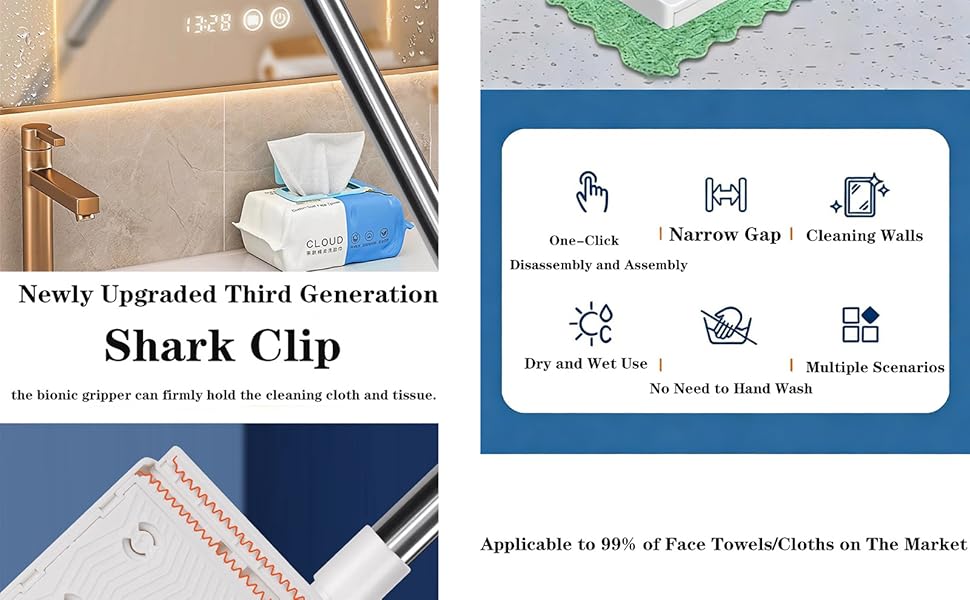 Snap Grip Mini Mop,