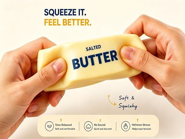 butter food squishy toys stress relief