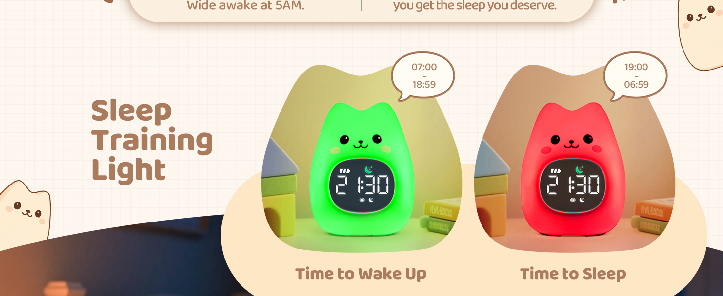 Alarm Clock with Night Light