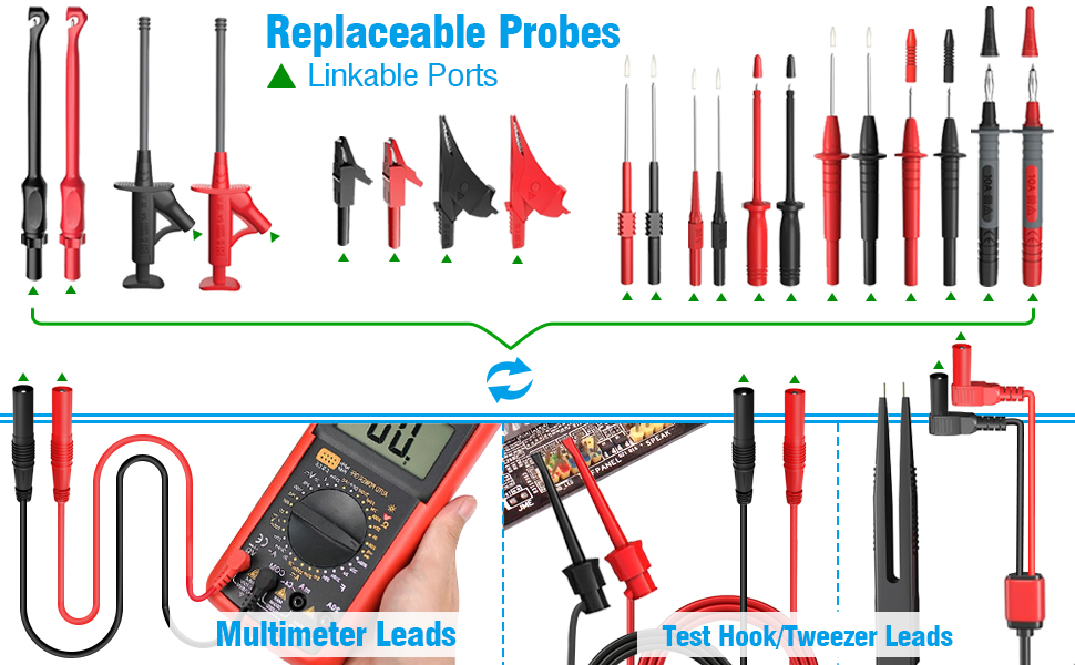Multimeter Test Leads Kit