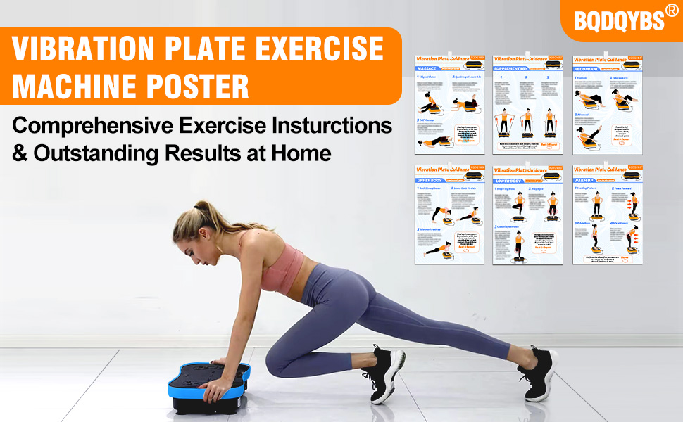 vibration plate exercise machine poster