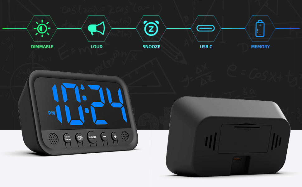Small Digital Alarm Clock