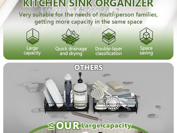 Kitchen sink organizer