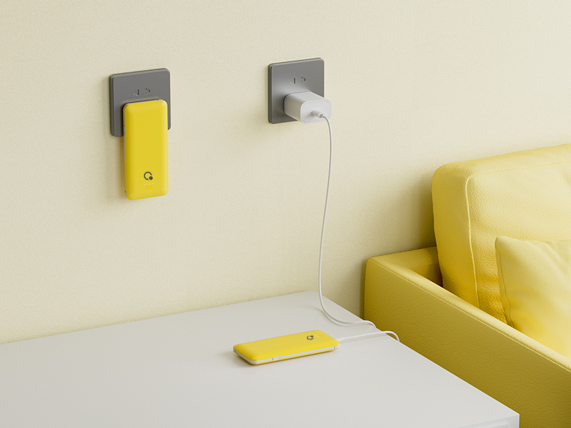 portable charger with wall plug
