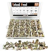 Trivd Frol Rivet Nut Tool Kit, 830pcs SAE/Metric Rivet Nut Assortment Kit #6-32, #8-32, #10-24, 1...