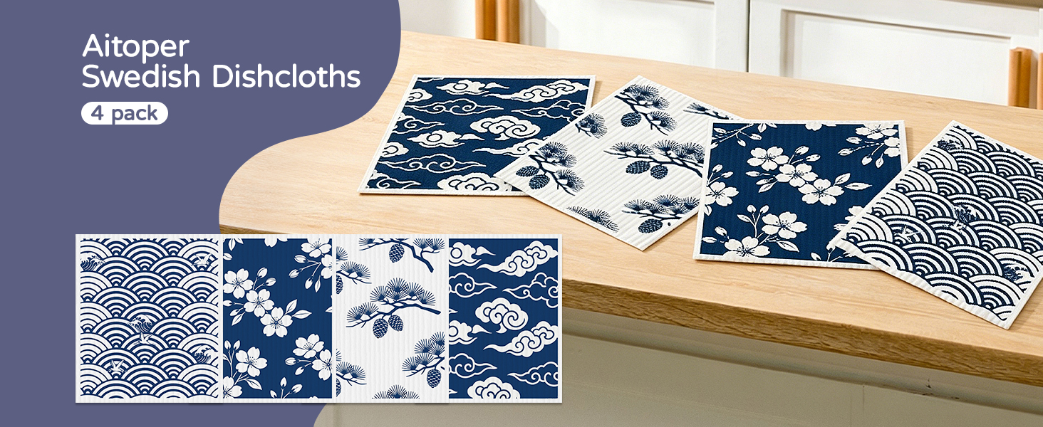 Aitoper Swedish Dishcloths