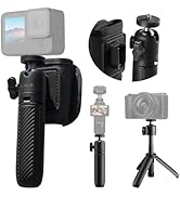 ULANZI MT88 Small Camera Tripod, Mini 3-in-1 Selfie Stick w Backpack Mount Shoulder Strap, 3-Sect...