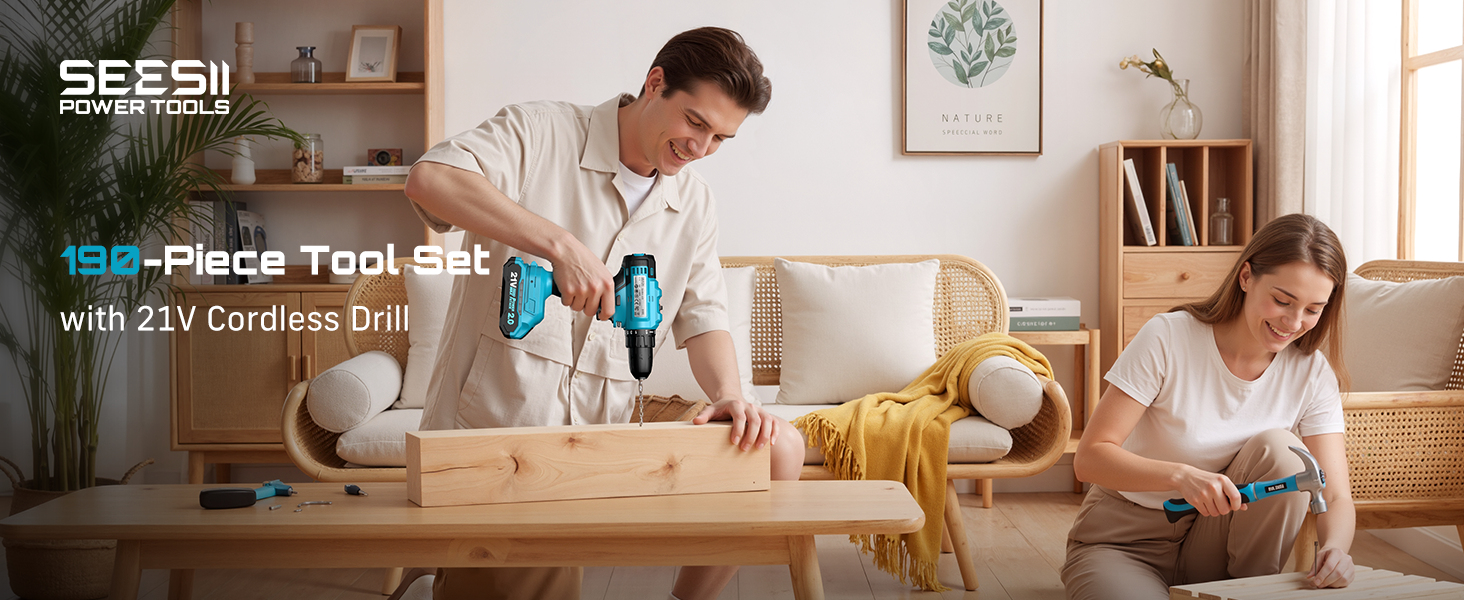 Seesii 190-PIECE TOOL SET