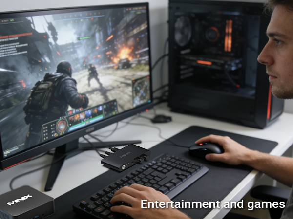 MINIX K1 USB C KVM Switch 1 Monitors 2 Computers