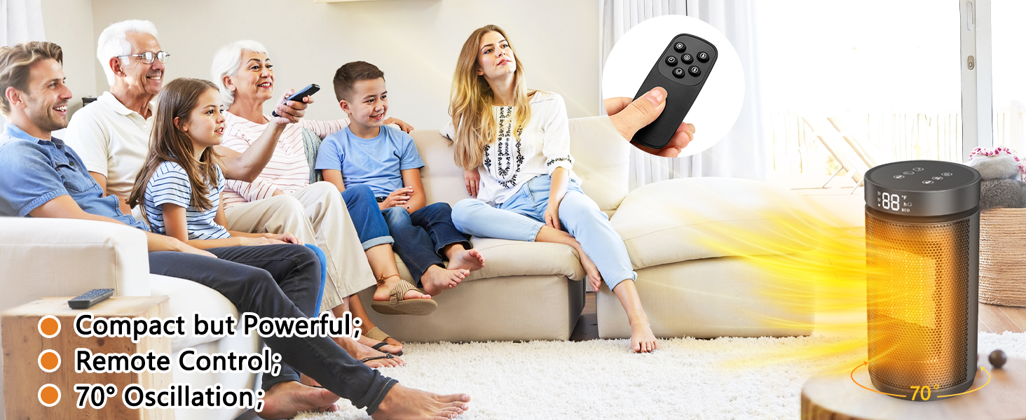 Space heaters for indoor use